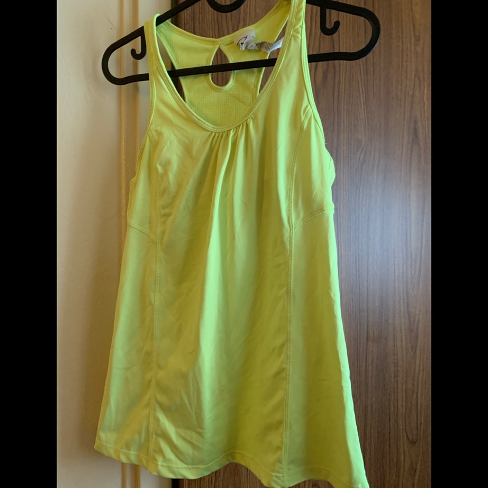 Champion yellow workout top